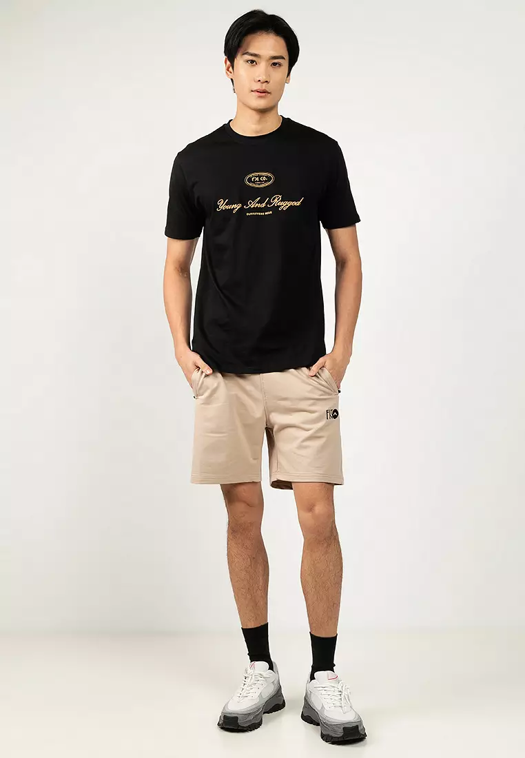 Young and Rugged Printed Tee