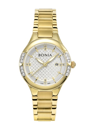 Bonia Watches 銀色 and 金色 Bonia Women Elegance BNB10695-2217S (Free Gift) 5E8DBAC35849BEGS_1