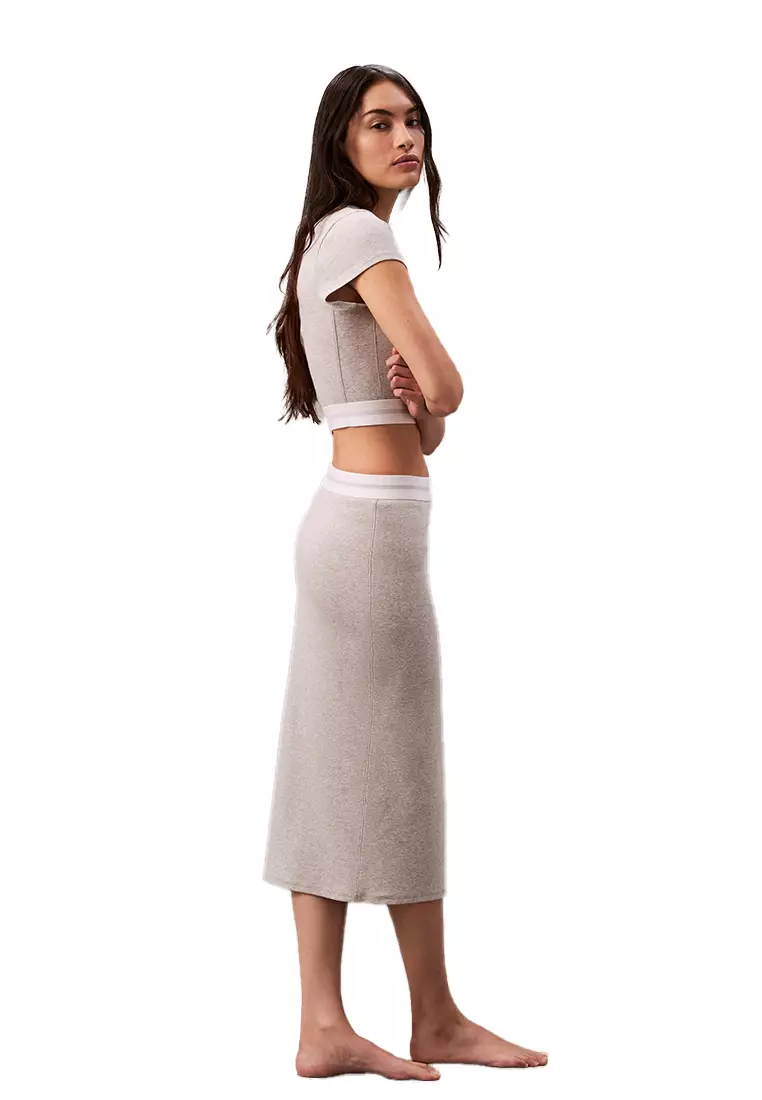 CKU Rib Skirt Grey Heather