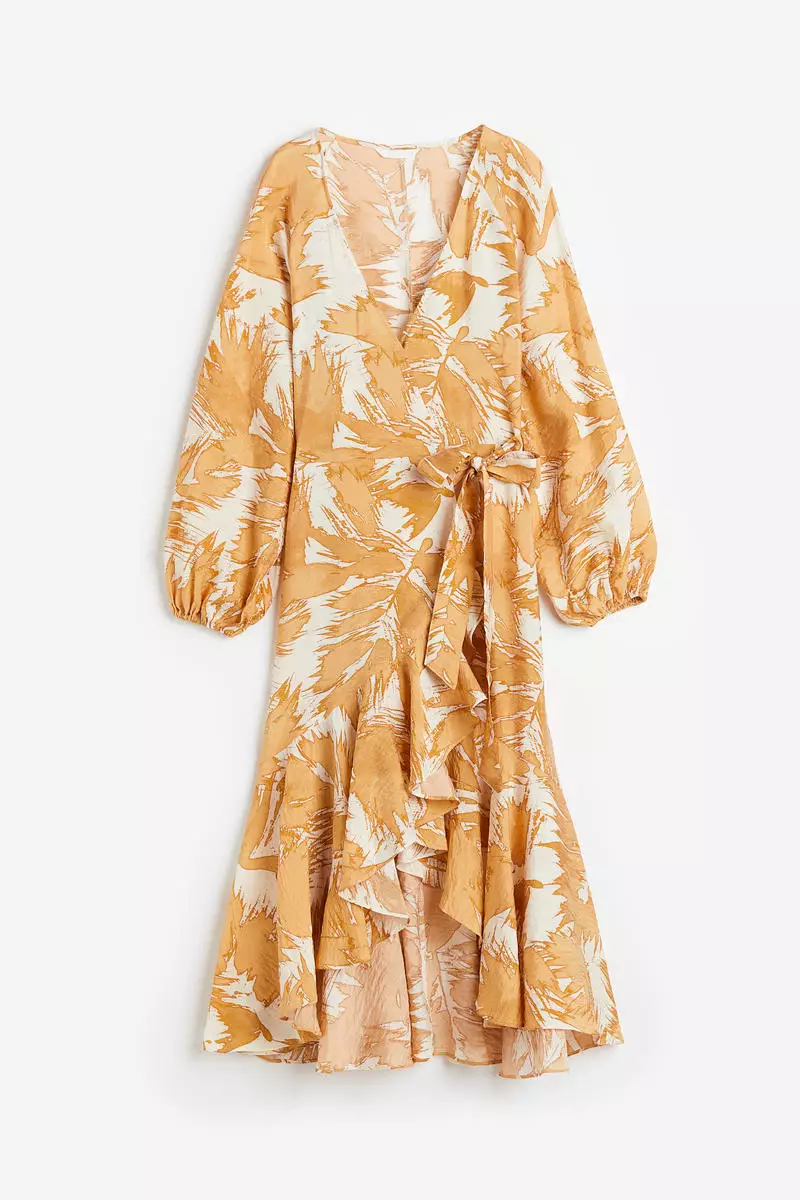 Maxi wrap dress
