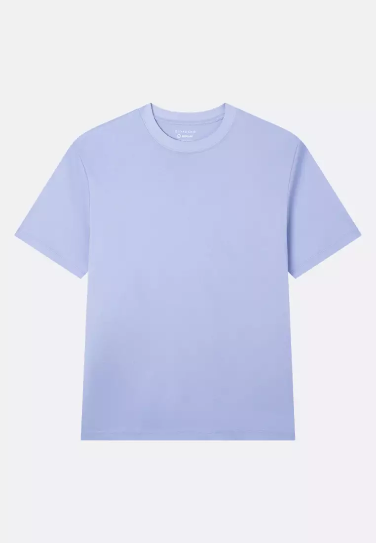 Giordano Men Luxe Touch Regular Fit Mercerized Cotton Short Sleeve T-Shirt