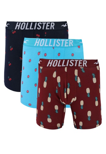 Hollister multi 3 Pack Pattern Trunks 0429CUSBD90544GS_1