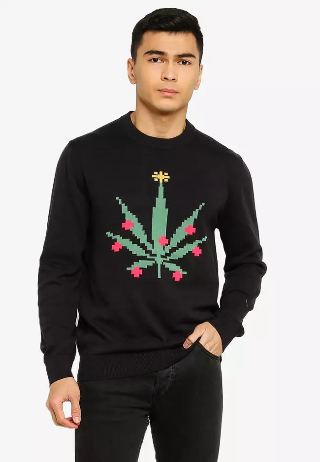 Cannabis shop christmas jumper