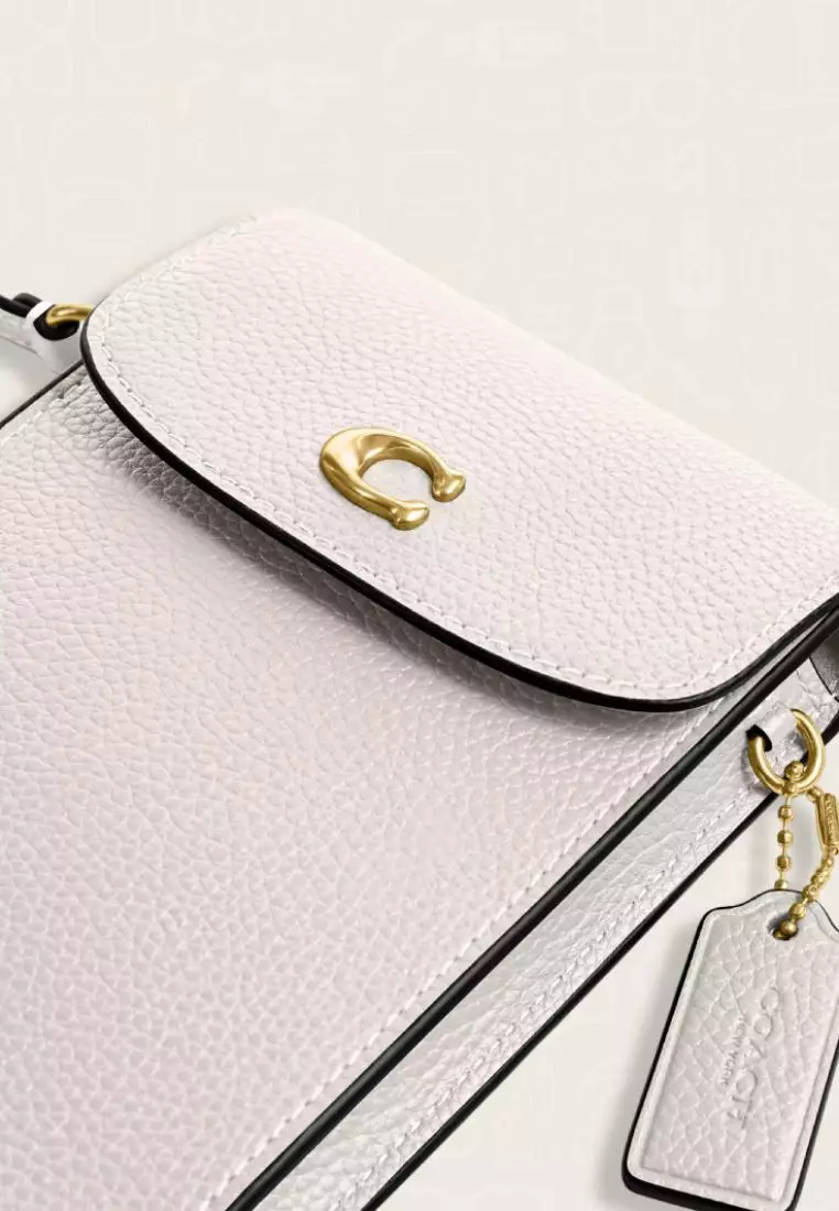 Coach Phone Crossbody Bag Chalk