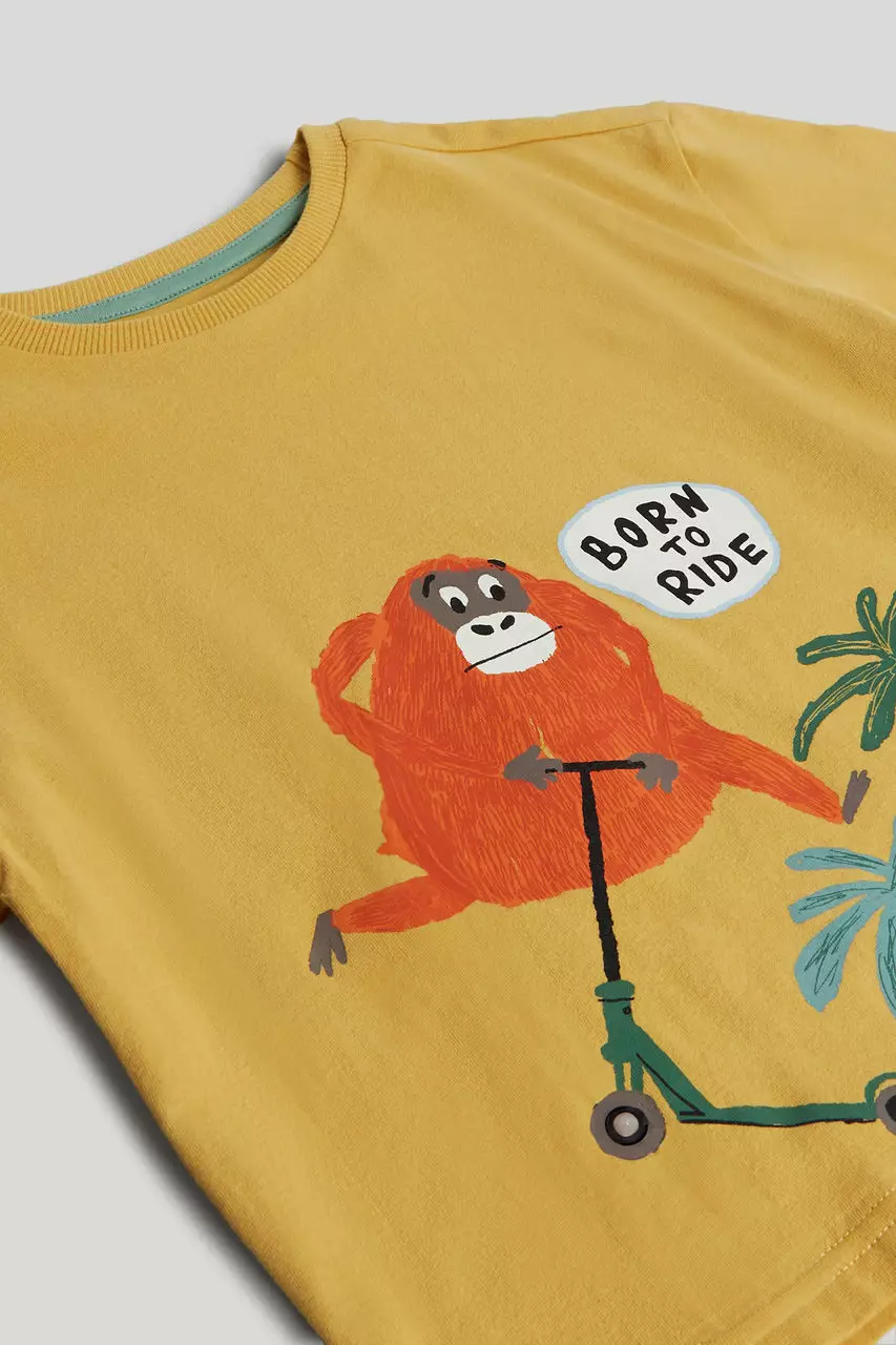 Mothercare Scooter T-Shirt - Kaos Bayi Laki-laki (Kuning)