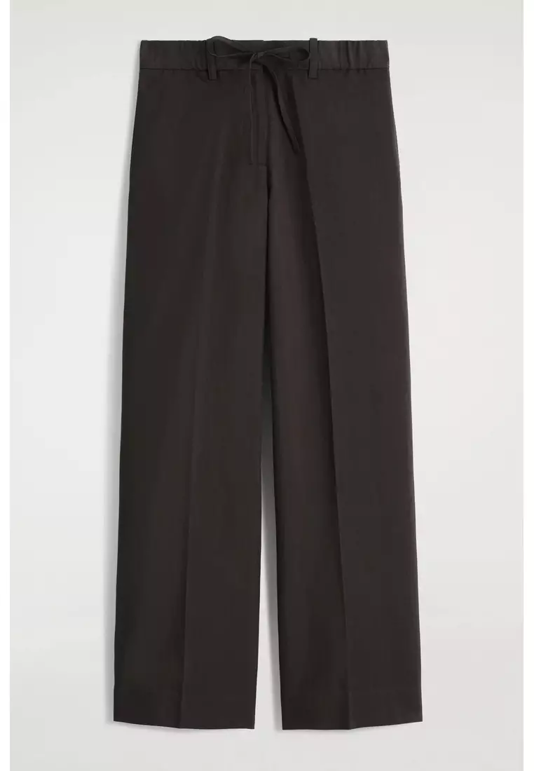 FLUID DRAWSTRING TROUSERS