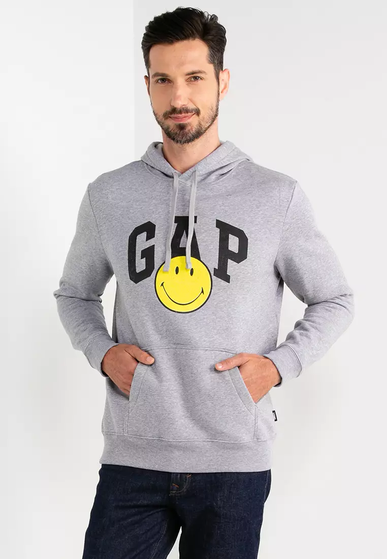 Gap logo fleece pullover online hoodie