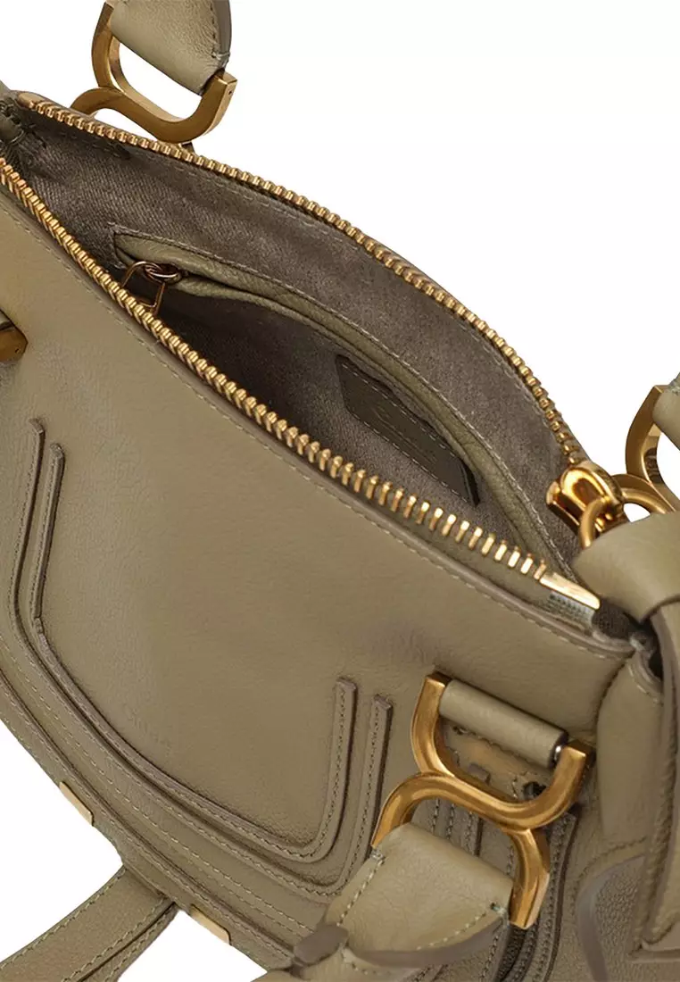 Marcie Mini Double Carry Crossbody Bag in Pottery Green