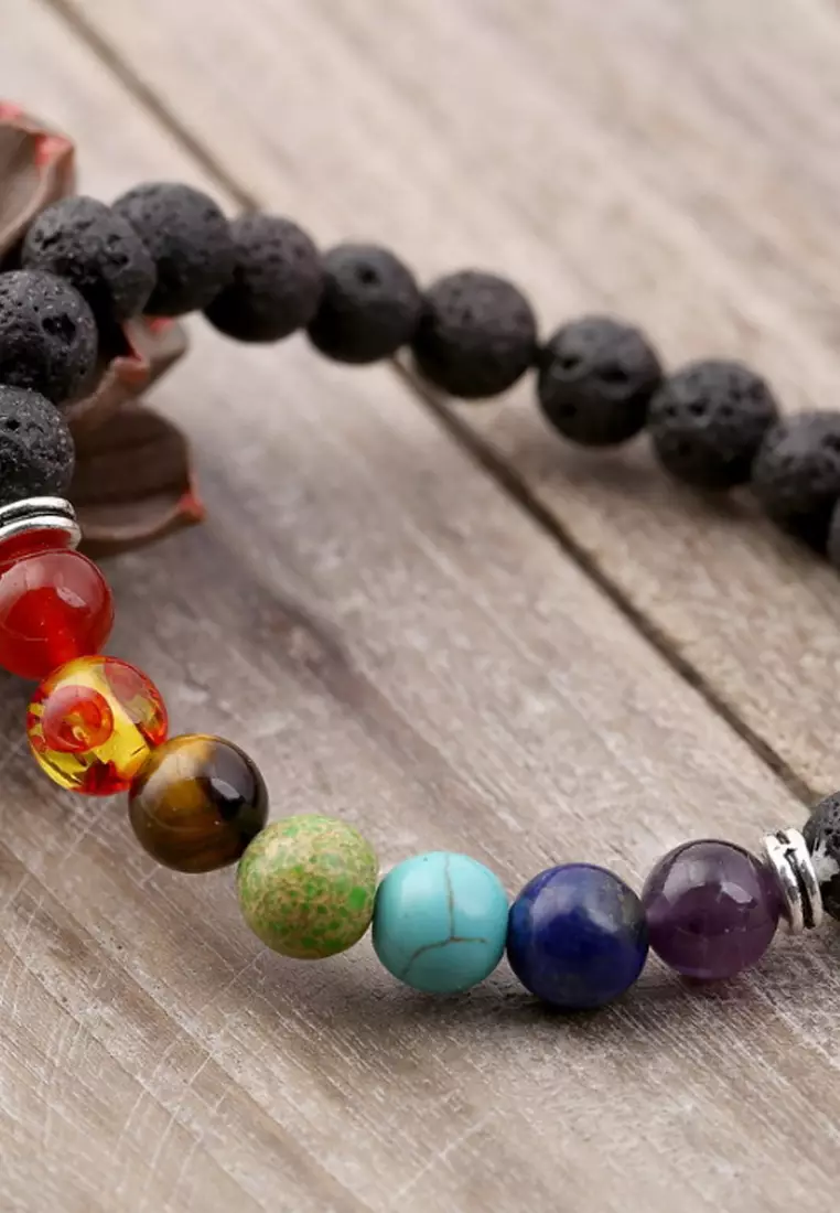 Gemstone hot sale bracelet beads