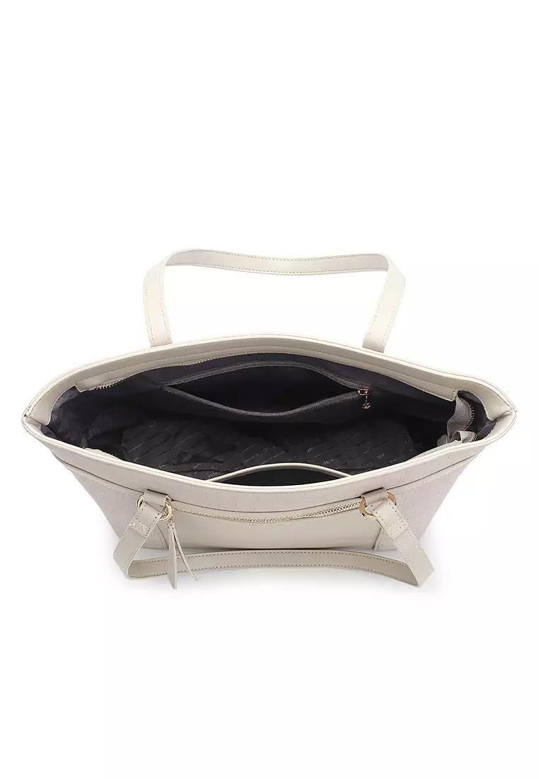 Women's Tote Bag / Shoulder Bag - Beige