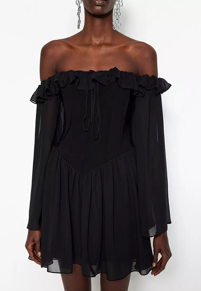 Chiffon Mini Dress