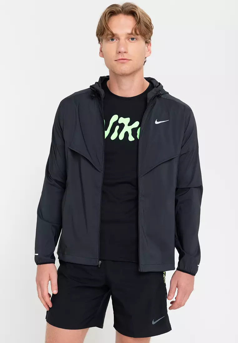 Running Jacket Nike Coat Black Mens Jackets Nike AeroSwift Men's Storm-FIT Aerogami Running Jacket