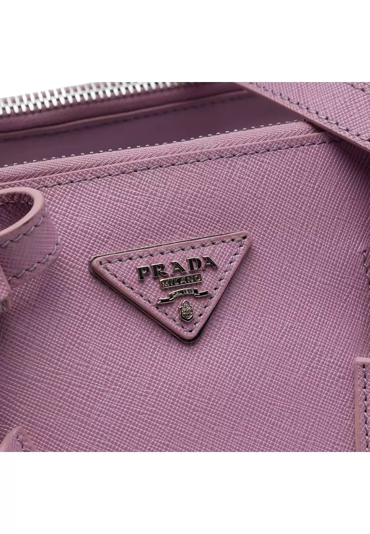 Pre-Loved Prada Medium Saffiano Twin Pocket Satchel