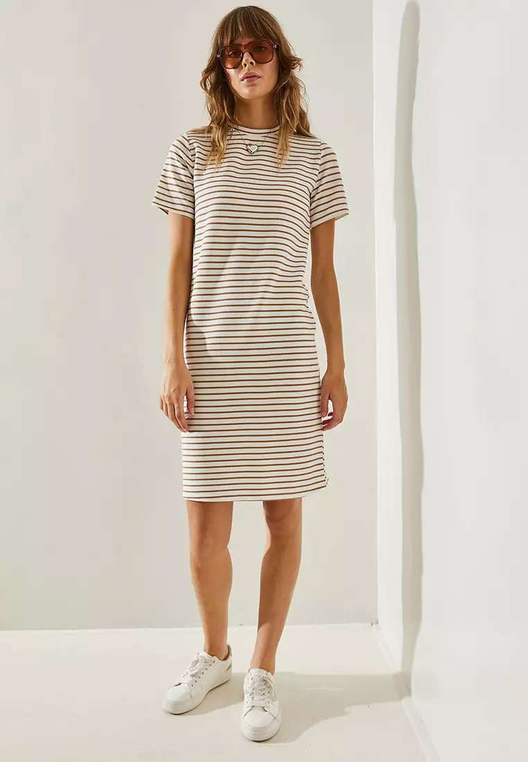 Women's Striped Seersucker Dress 60251344