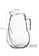 Bormioli Rocco Bormioli Rocco 2500 ML Rolly Glass Jug Container / Carafe  / Drink Container / Jugs & Pitchers / Glass Jugs / Glass Pitchers / Transparent Glass Jugs & Pitchers / Drinkware A82B3HLE50C23AGS_2