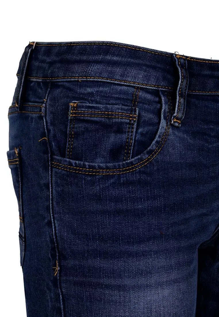 3Second Women's Long Skinny Jeans Denim On C021024