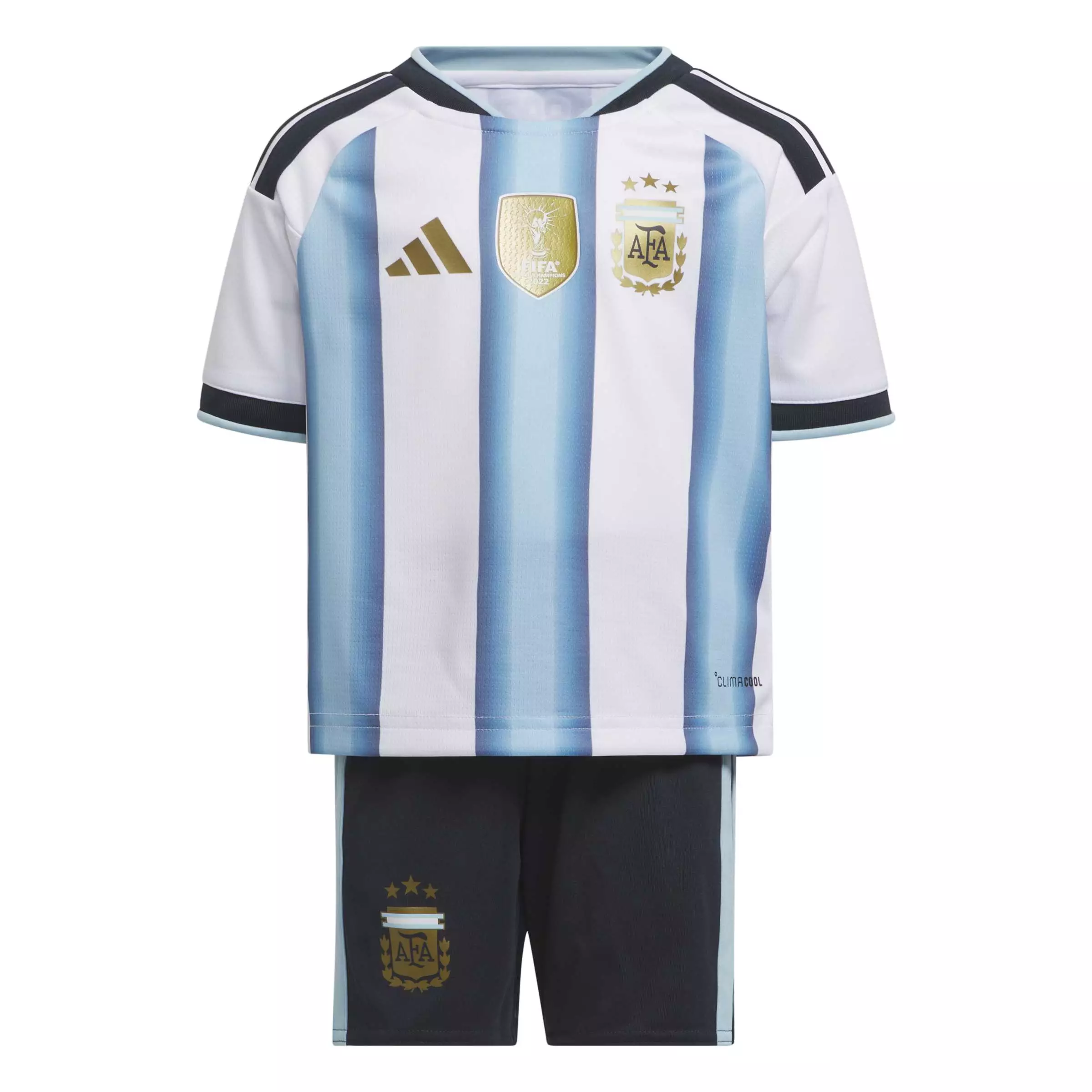 ADIDAS Argentina 26 Home Set KA8114 - Set Jersey Anak (Putih)