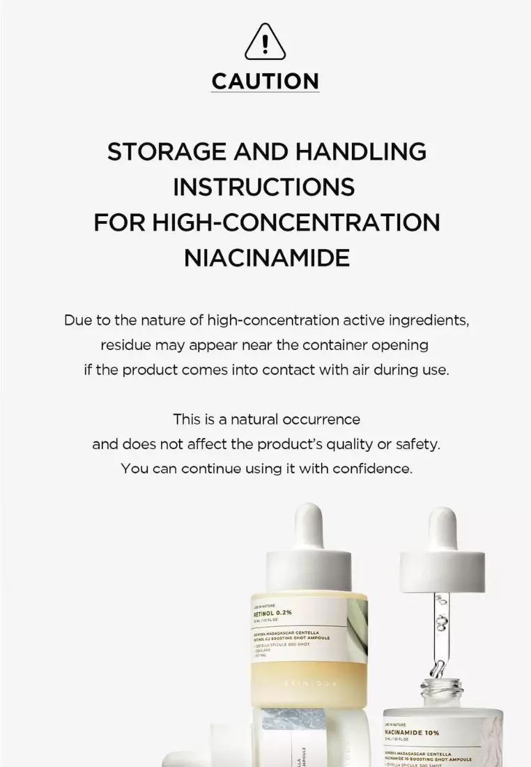 SKIN1004 Madagascar Centella Niacinamide 10 Boosting Shot Ampoule 30ml