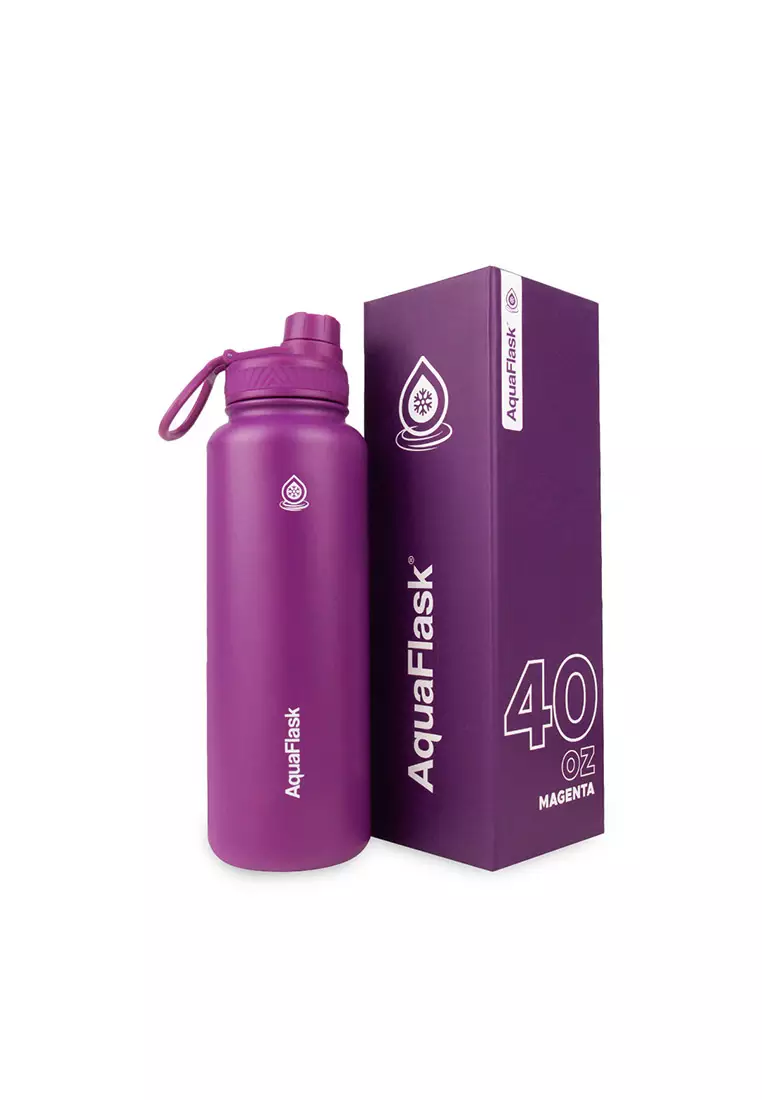 40oz Wide Mouth Water Bottle Magenta
