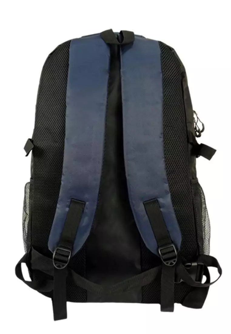 [NEW ARRIVAL] Haitop 45L Venture Style Waterproof Hiking Sports Zipper Outdoor Backpacks Bags - HH2458 NAVY