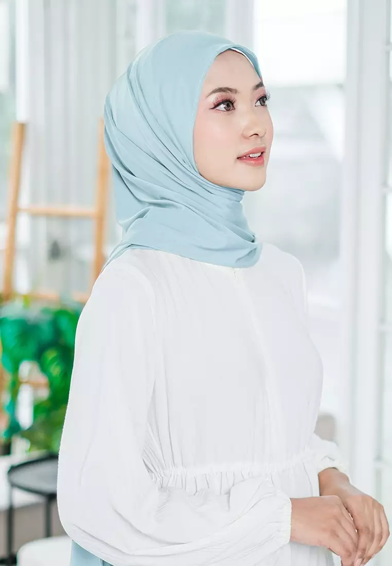 HIJAB INSTAN QILA - LIGHT BLUE