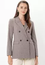 Pumice Stone/Checks: Vintage Indigo & Chestnut & Toasted Coconut Check