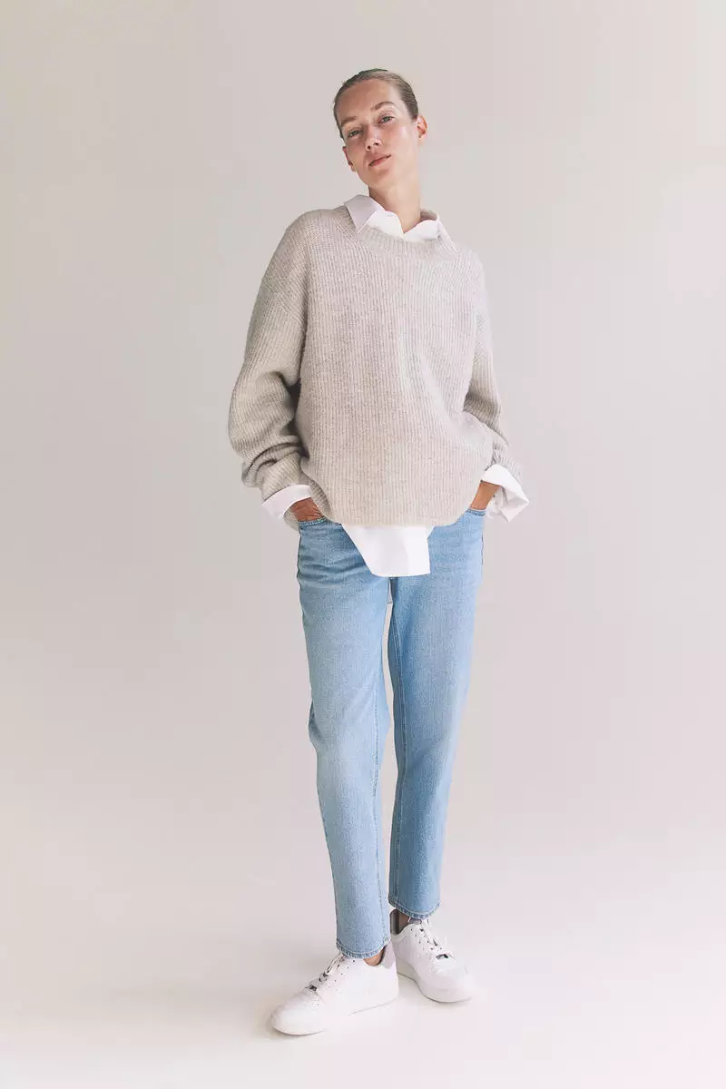 Straight ankle jeans h&m 2025