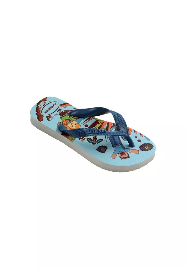 Kids on sale white havaianas