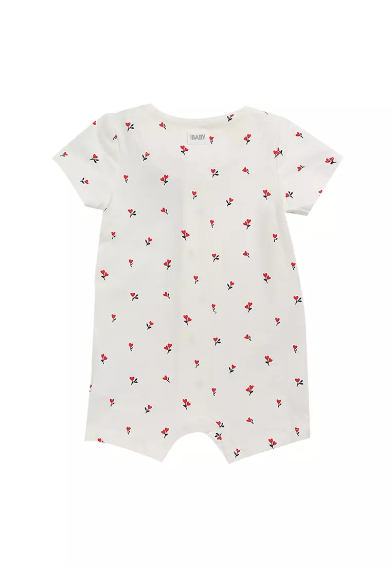 The Short Sleeve Zip Romper