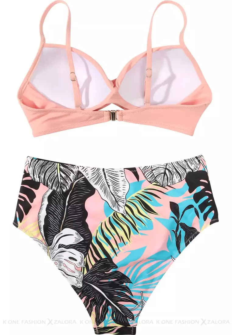 (2pcs)Sexy Suspender Bikini Swimsuit