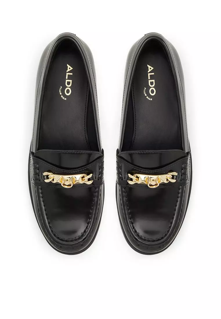 Aldo gold clearance loafers