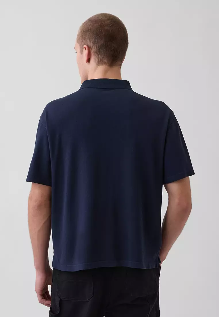 Short Sleeve Relaxed Polo Shirt