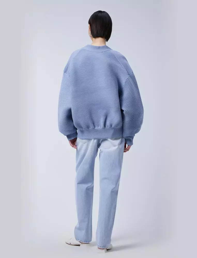 Mid-Length Cardigan Sweater