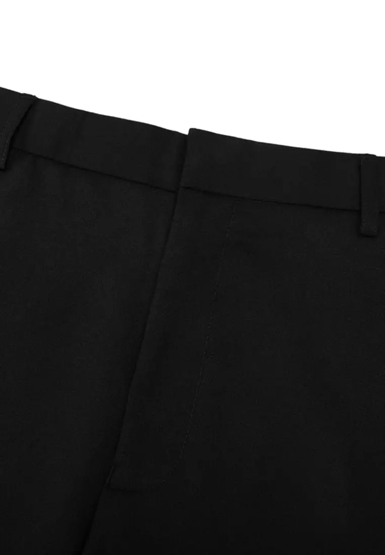 Teflon Regular Fit Twill Suit Pants