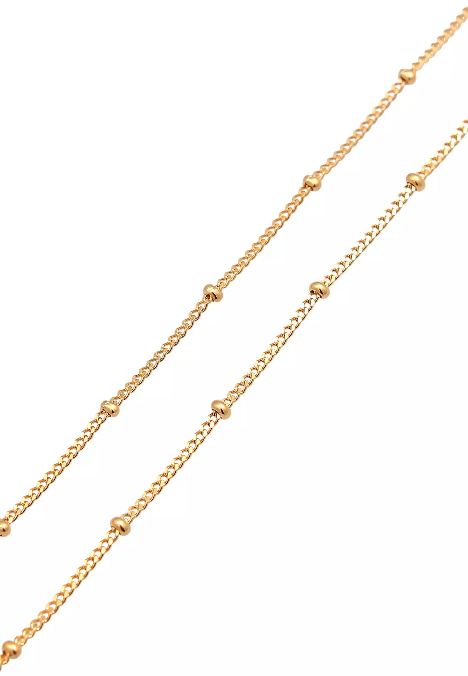 Necklace Men Ball Design Basic Gold-Plated