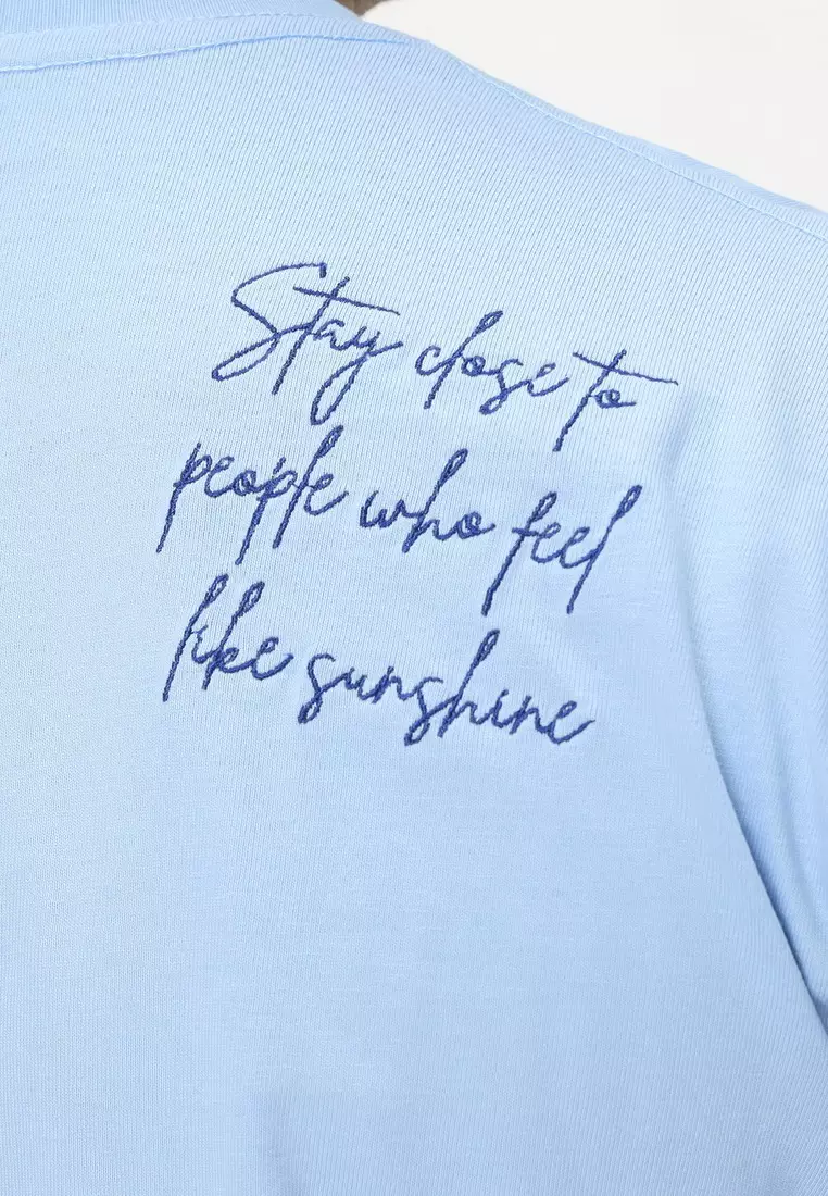 NX T-Shirt Cotton Combed Tebal Sablon Bordir Pria 207470081