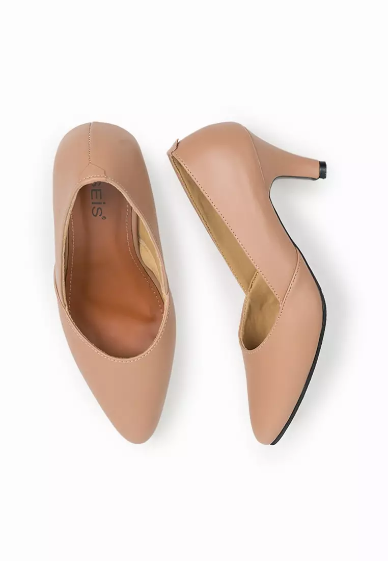 Seis Vinka Sepatu High Heels Wanita 7 cm-MOCCA