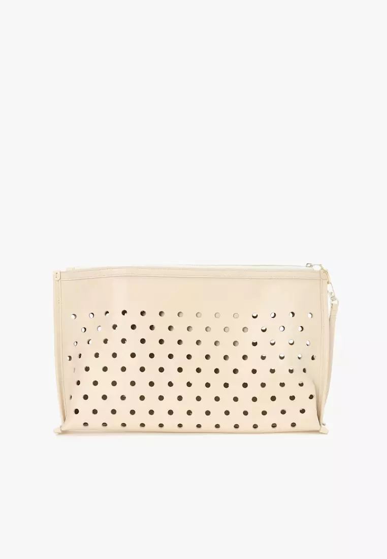 Perforated Leather Pouch
