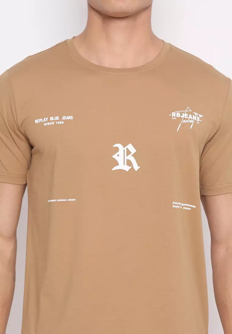 RBJ T-Shirt Cotton Spandex Pria 2562370111