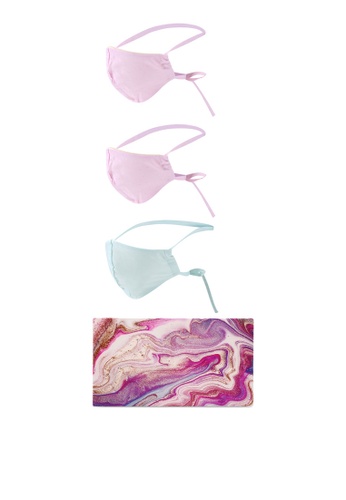 Download Buy Milliot Co Strawberry Dreams Face Masks 3 In 1 Set Medium With Jupiter Face Mask Casing Online Zalora Malaysia PSD Mockup Templates