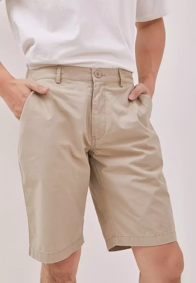 DUST Celana Short Pant Oliver Cream (DM.3404)