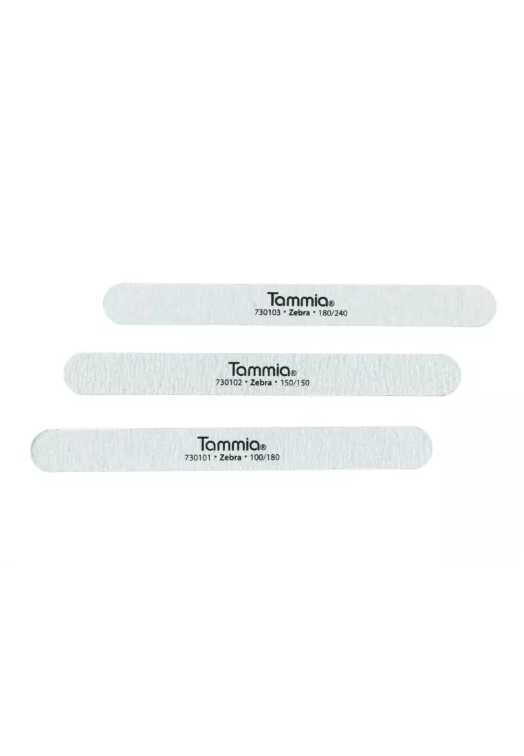 Jual Tammia Tammia 730101 7" 100/180 straight zebra nail file KOREA