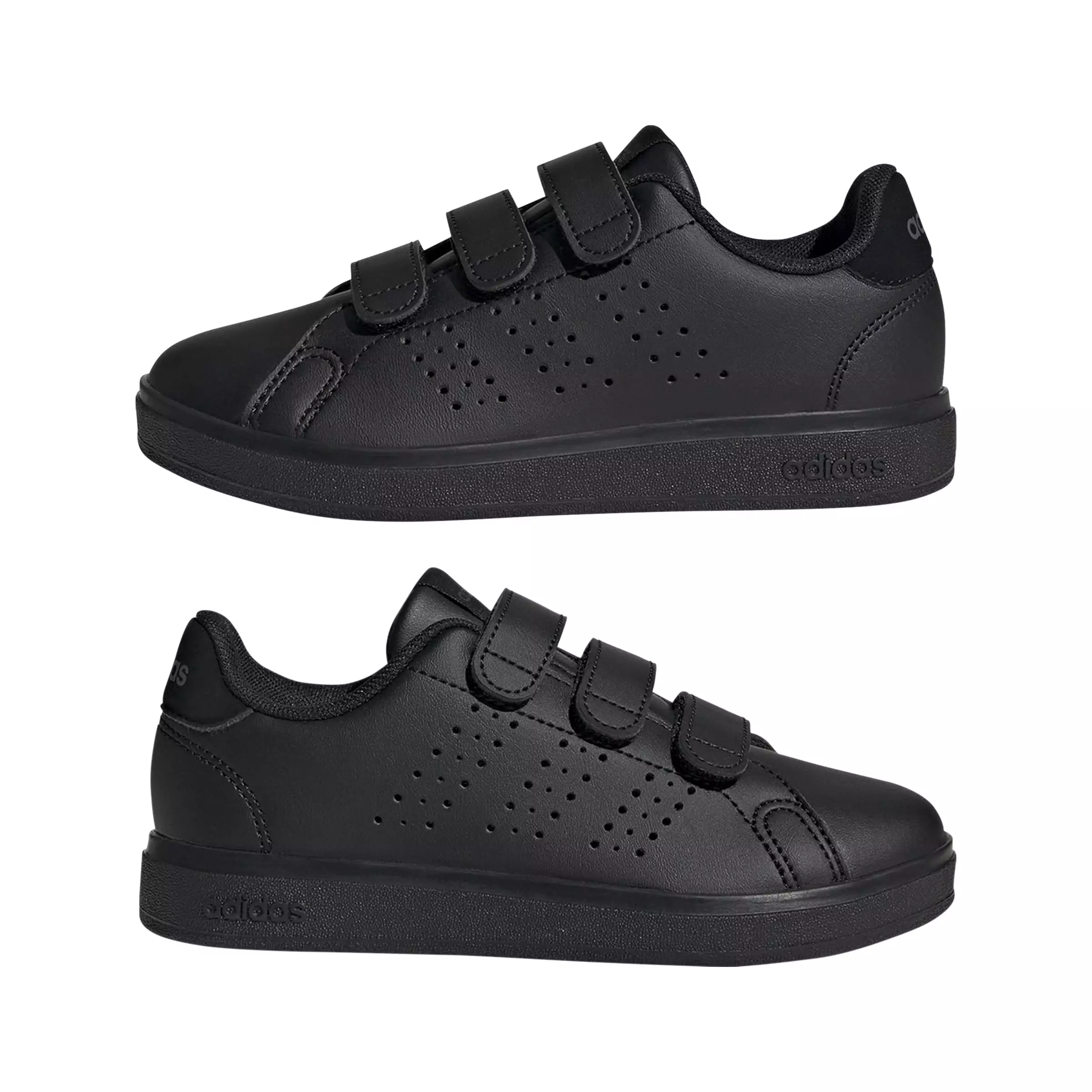 ADIDAS Advantage Base 2.0 Shoes Cf C IE9018 - Sepatu Anak (Hitam)