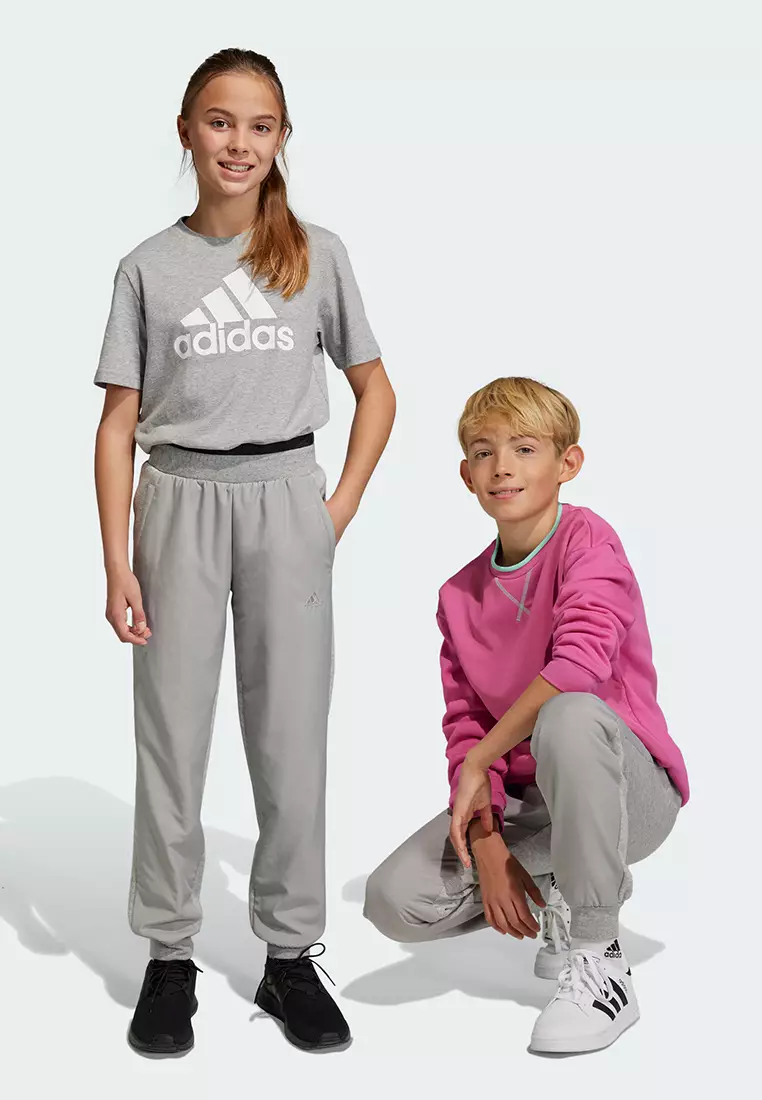 Boys adidas fleece online joggers