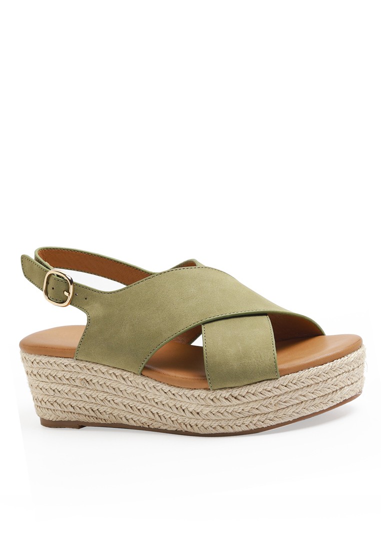 Cross Strap Wedge Espadrilles ALM3035-3