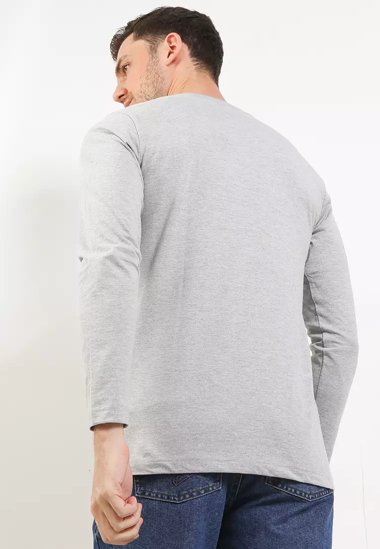 Tshirt Tangan Panjang Polos E171J16