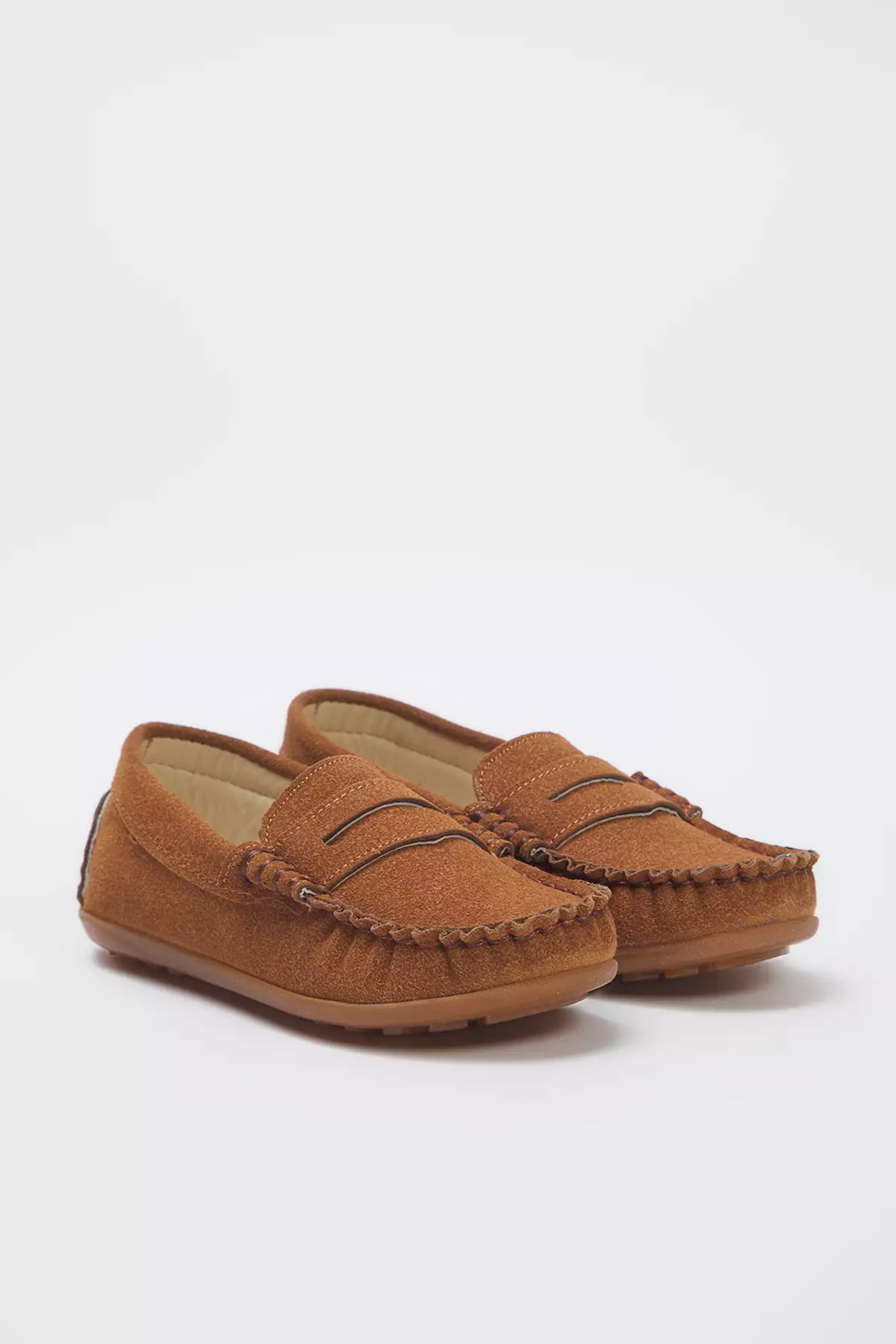 Taba Nubuck Big/Small Boys Kids Loafer Shoes Takss25La00010