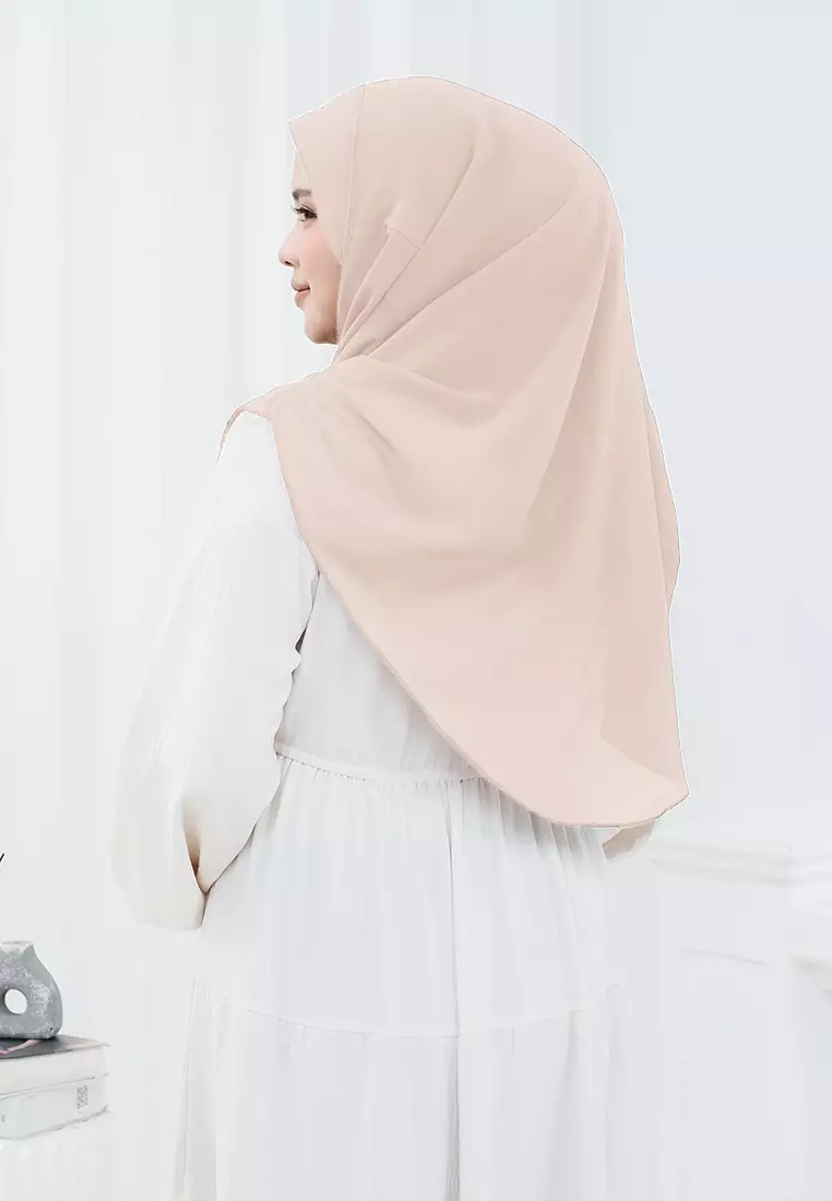 HIJAB INSTAN NASHWA - PEACH CREAM