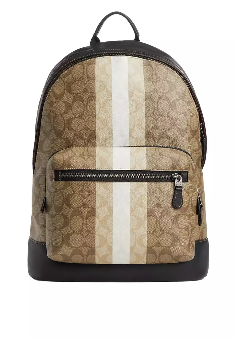 Coach men's west backpack sales