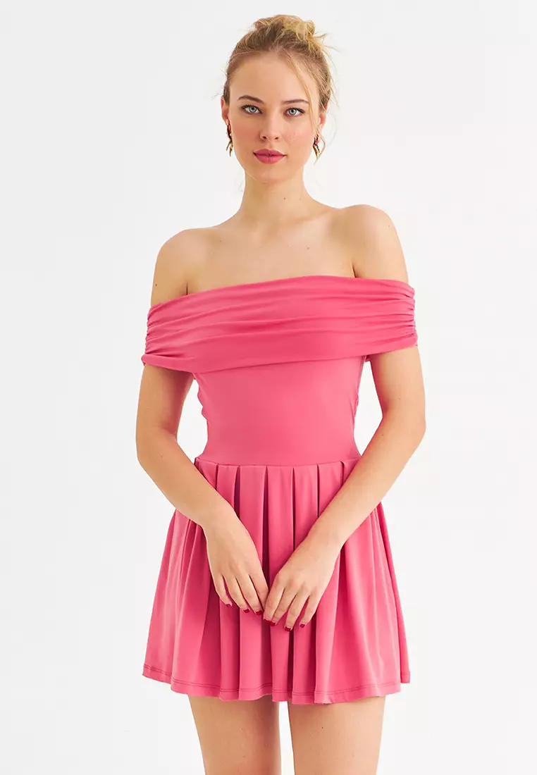 Madonna Collar Mini Dress